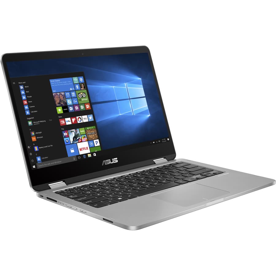 ASUS TP401CA-DHM4T 14-inch 2-in-1 laptop with Intel Core m3-7Y30 and 4 GB memory