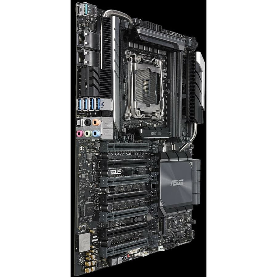 ASUS WS C422 SAGE/10G Motherboard, Socket 2066, CEB | Workstation, 10G