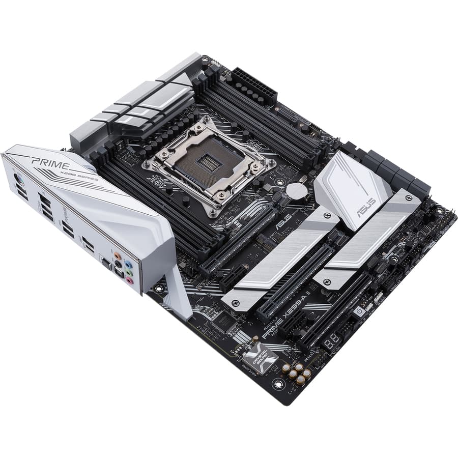 ASUS PRIME X299-A II ATX motherboard with LGA 2066 socket and Intel X299 chipset
