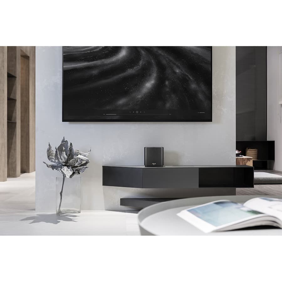 ASUS ZenWiFi AX 2-pack charcoal mesh Wi-Fi 6 router system for whole-home coverage