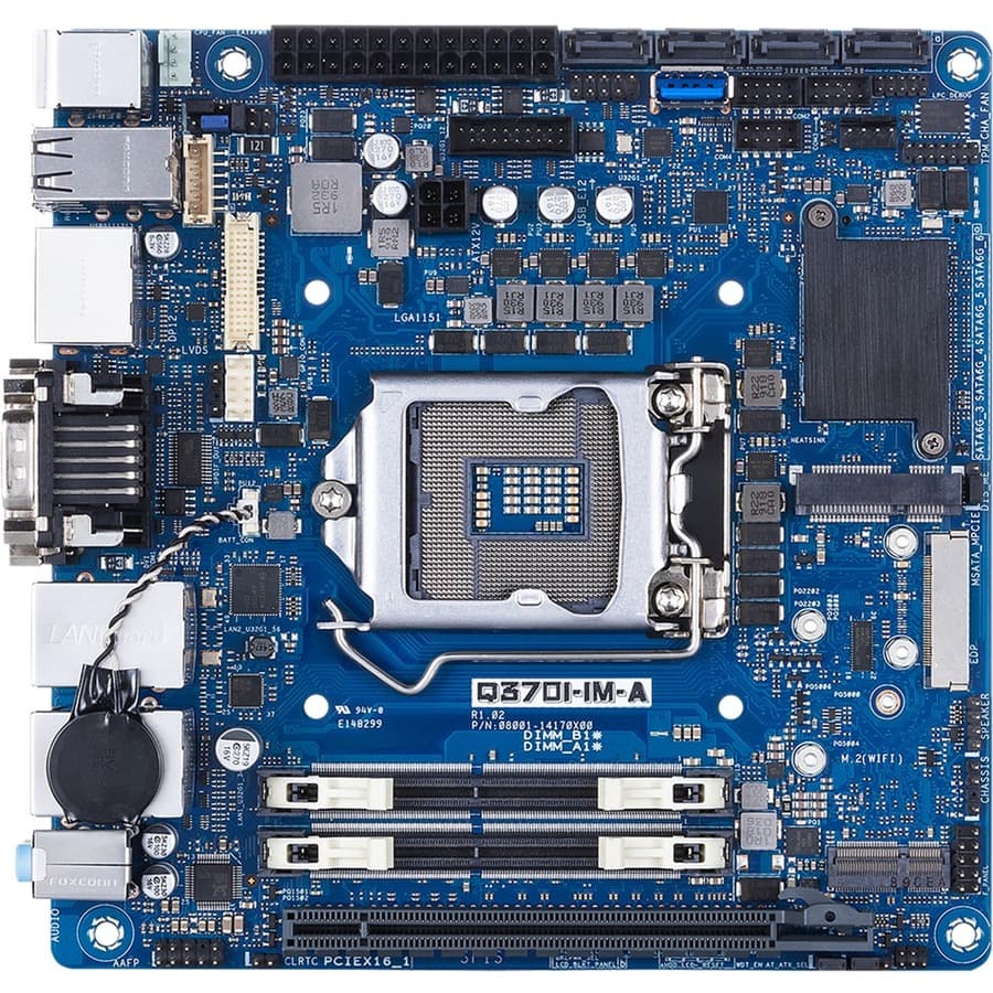 ASUS Q370I-IM-A Mini-ITX motherboard with Intel Q370 chipset for compact business systems
