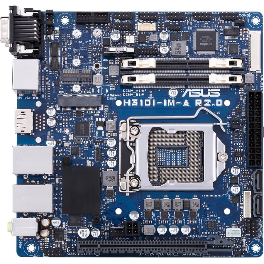 ASUS H310I-IM-A R2.0 Mini-ITX motherboard for compact Intel systems