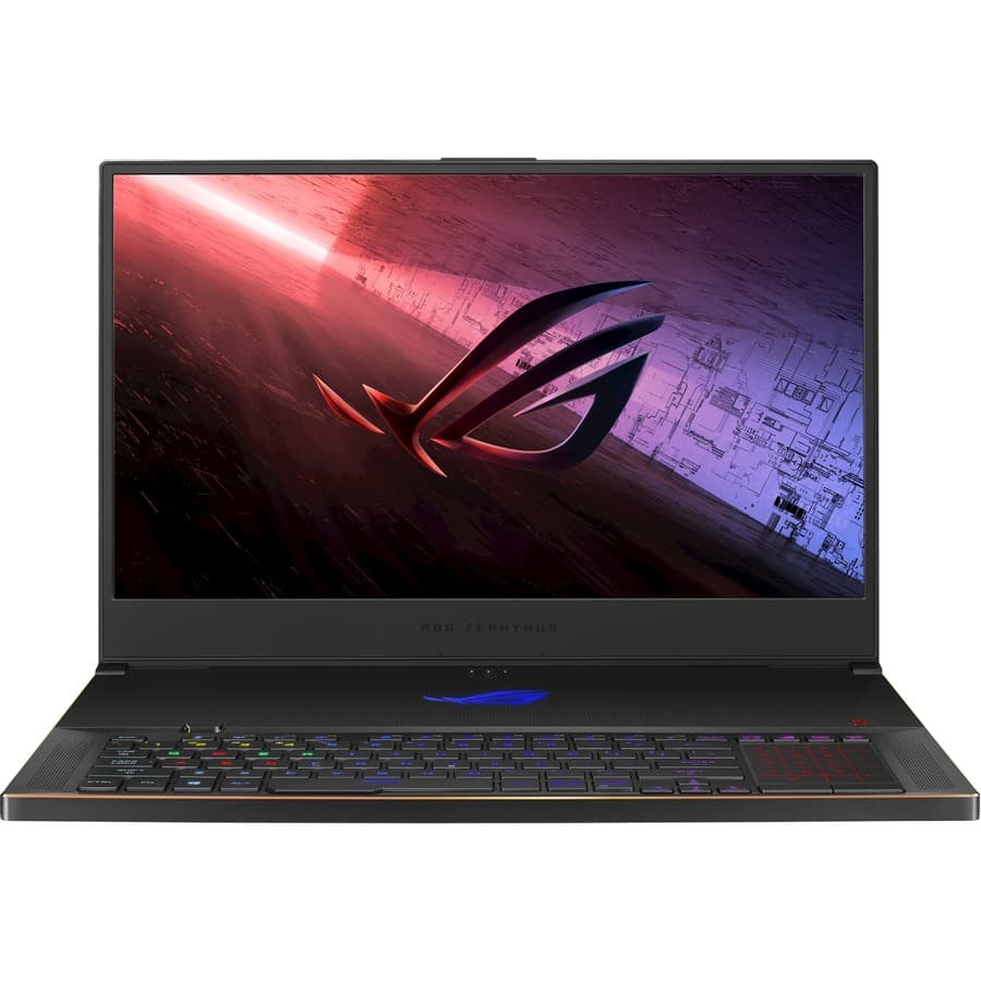 ASUS ROG Zephyrus S GX701LXS-XS78 metallic black gaming laptop with 17.3-inch FHD 300 Hz display