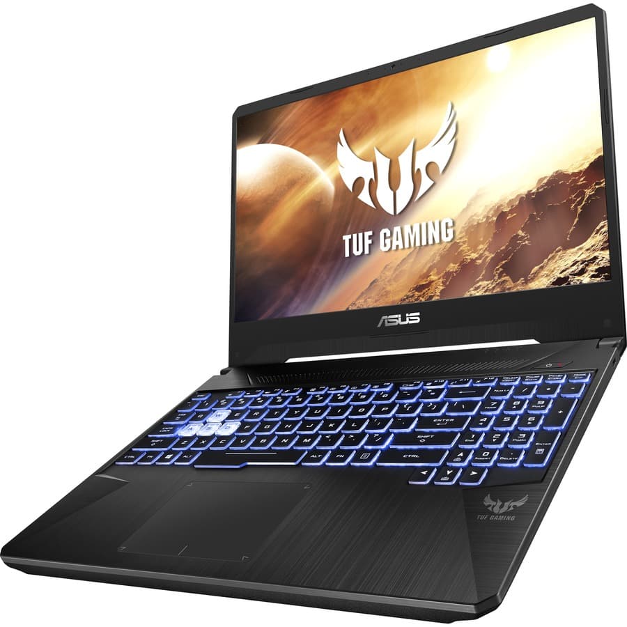 ASUS TUF Gaming FX505DT-UB52 laptop with Ryzen 5, GTX 1650, and TUF gaming design