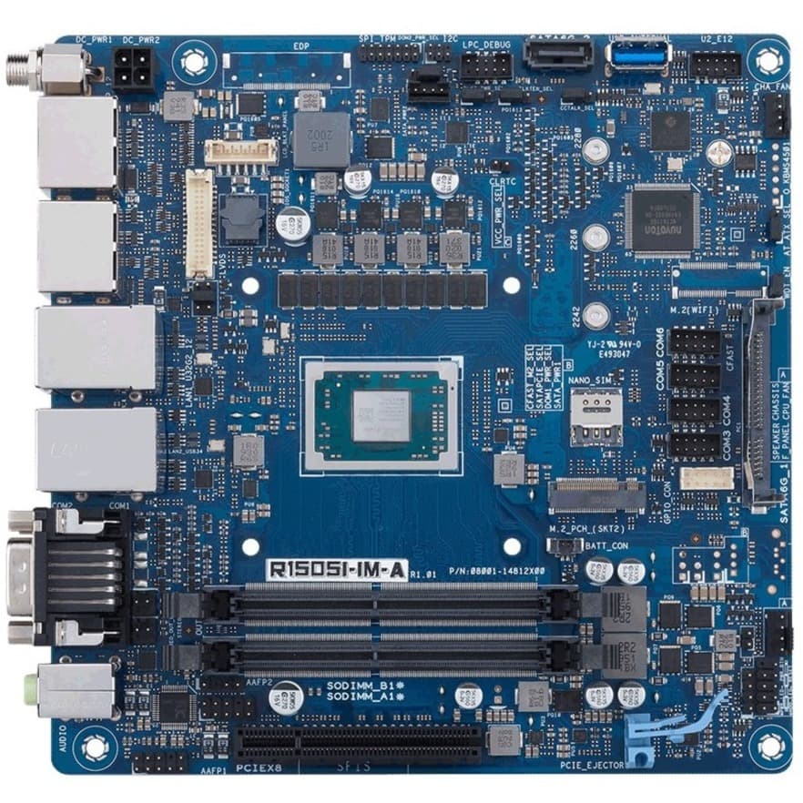 ASUS R1505I-IM-A embedded motherboard for compact OEM and industrial systems
