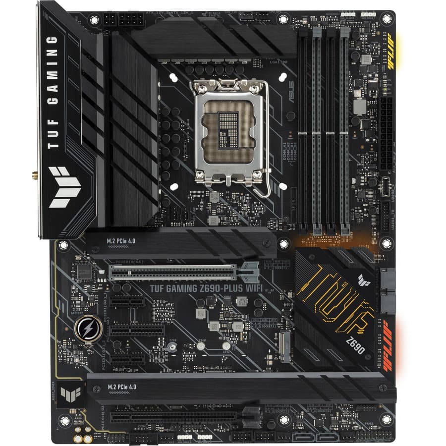 ASUS TUF GAMING Z690-PLUS WIFI ATX motherboard for Intel builds with DDR5 and WiFi 6