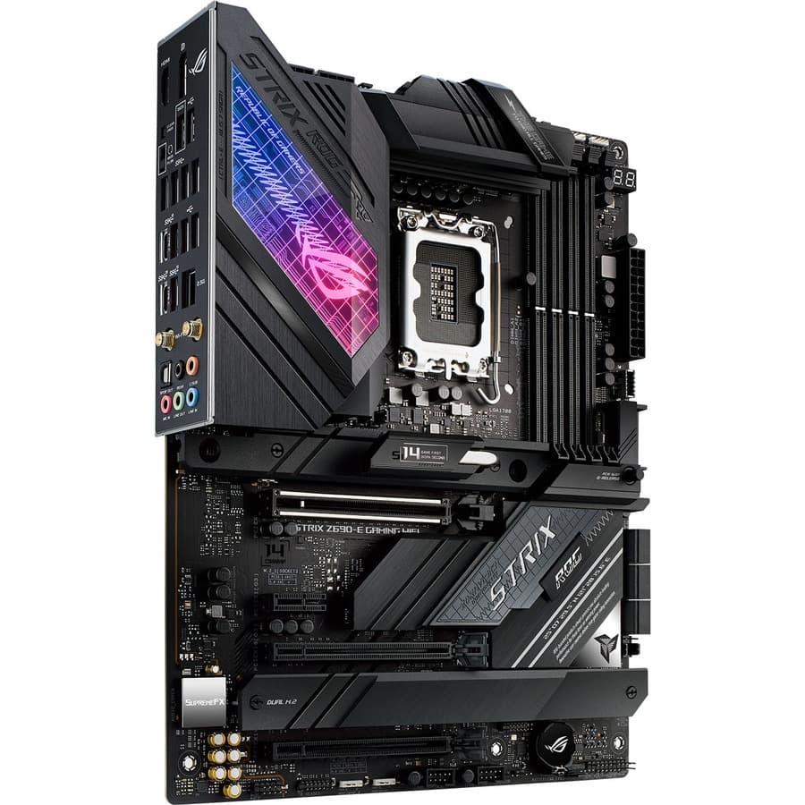 ASUS ROG STRIX Z690-E GAMING WIFI ATX motherboard with DDR5, WiFi 6E, and 2.5 Gb Ethernet