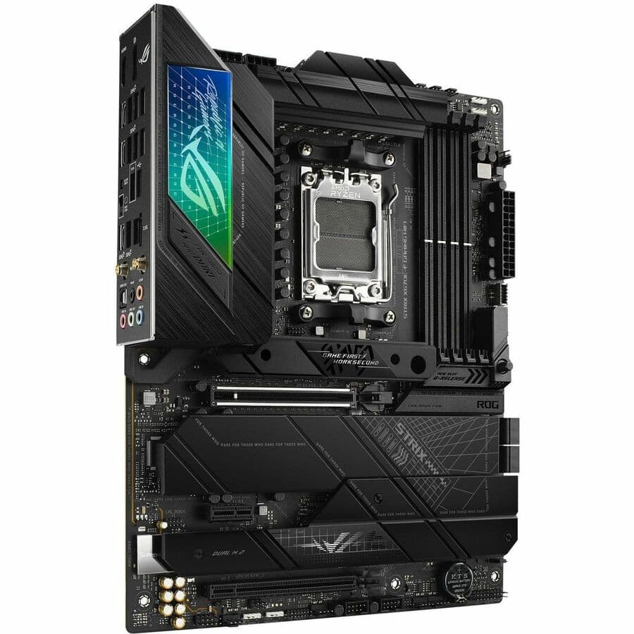 ASUS ROG Strix X670E-F Gaming WiFi ATX motherboard for AMD AM5 and DDR5