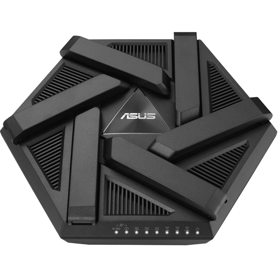 ASUS RT-AXE7800 tri-band Wi-Fi 6E router with 2.5G port and AiMesh support