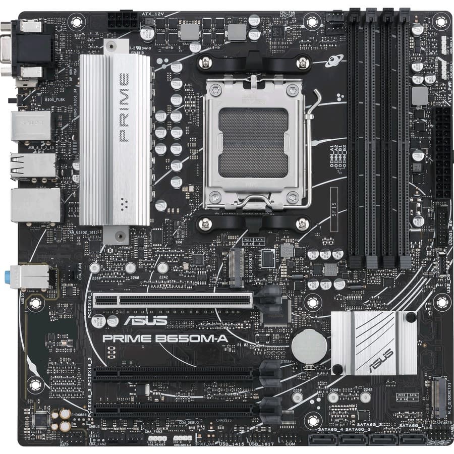 ASUS PRIME B650M-A-CSM micro-ATX motherboard for AMD Ryzen processors with AM5 and DDR5 support
