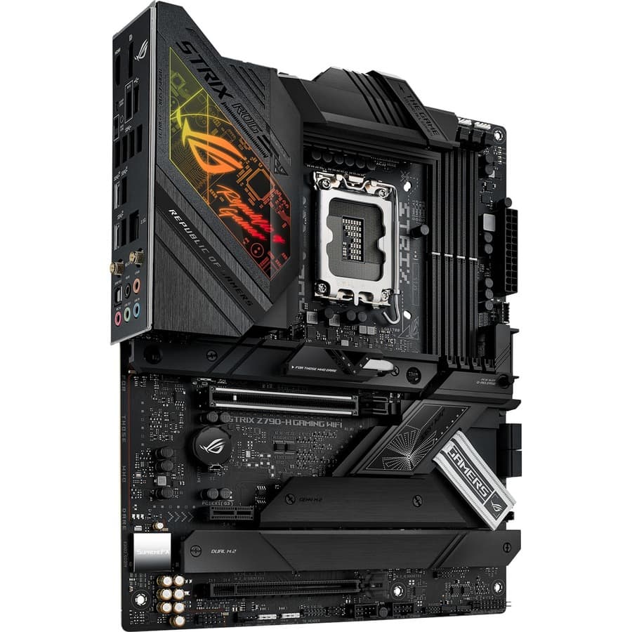ASUS ROG STRIX Z790-H GAMING WIFI ATX motherboard for Intel builds with DDR5 and WiFi 6E