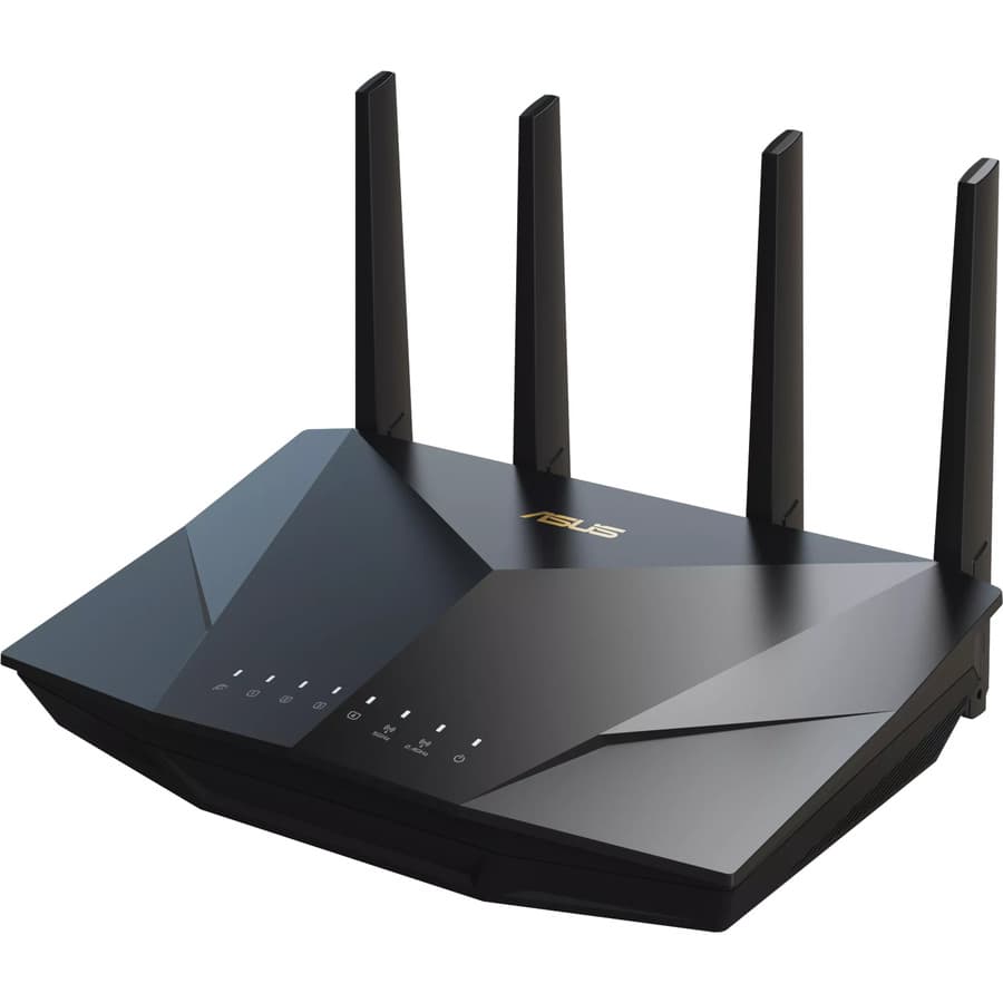 ASUS RT-AX5400 dual-band Wi-Fi 6 router with built-in VPN support and Gigabit Ethernet