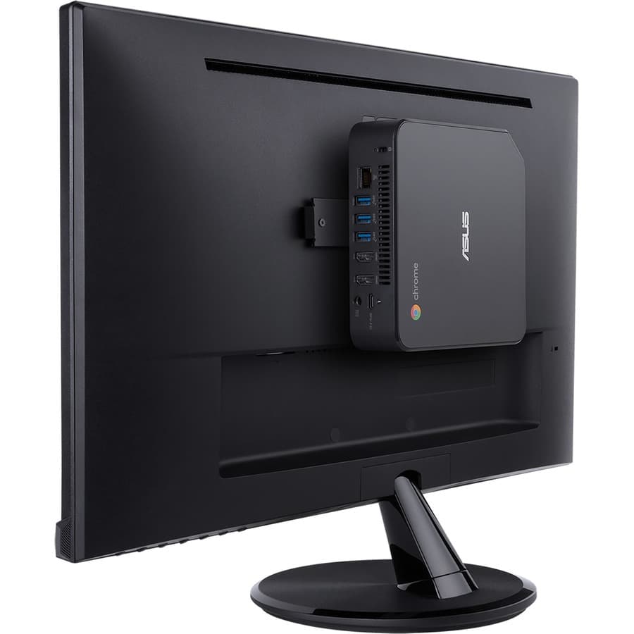 ASUS fanless Chromebox with Intel Celeron 5205U, 4 GB memory, and WiFi 6