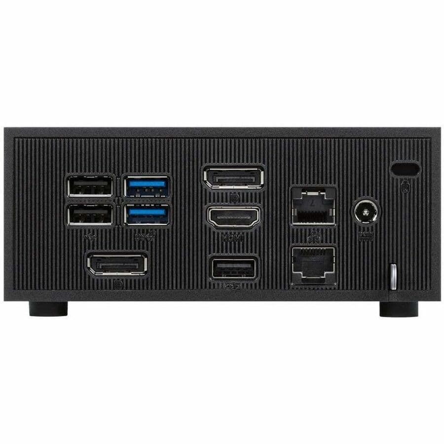 ASUS ExpertCenter PN42 fanless mini PC with Intel N100, dual LAN, and VESA mount support