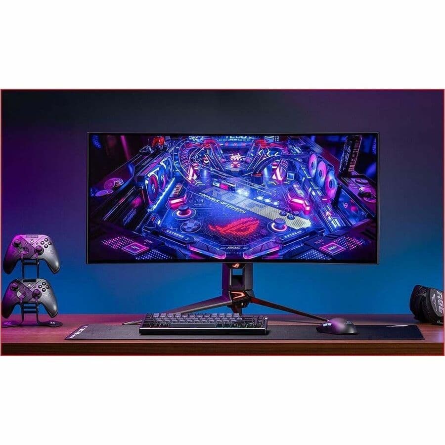 ASUS ROG Swift PG34WCDM 34-inch curved OLED ultrawide monitor with 240 Hz refresh rate