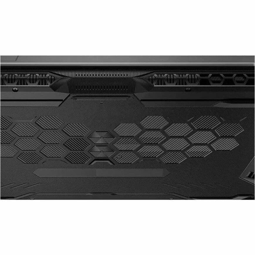 ASUS TUF Gaming 17.3-inch laptop with black chassis, Full HD display, and gaming design