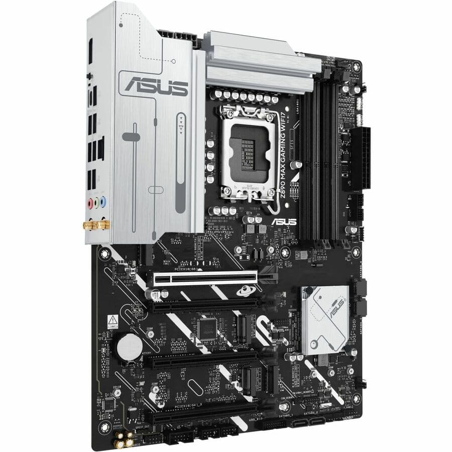 ASUS Z890 MAX GAMING WIFI7 ATX motherboard with Intel Z890 and Wi-Fi 7