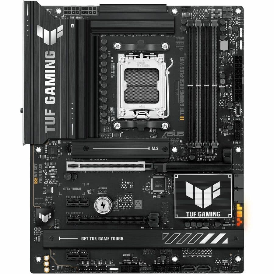 ASUS TUF GAMING B850-PLUS WIFI ATX motherboard for AMD AM5 and DDR5 builds