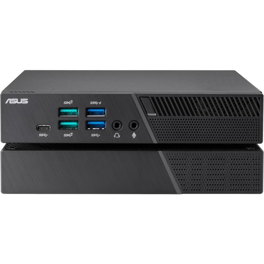 ASUS PB60 mini PC with Intel Core i5, 8 GB RAM, 512 GB SSD, and Windows 10 Pro