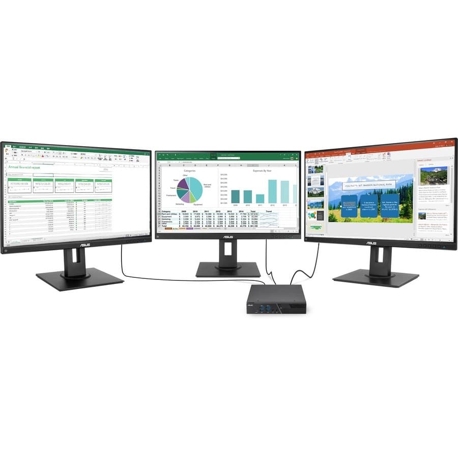 ASUS PB50-BR047ZC mini PC with AMD Ryzen 5, 8 GB RAM, and 256 GB SSD