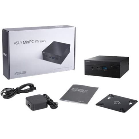 ASUS PN61 mini PC with Intel Core i5-8265U, 8 GB RAM, 256 GB M.2 SSD, and Windows 10 Pro