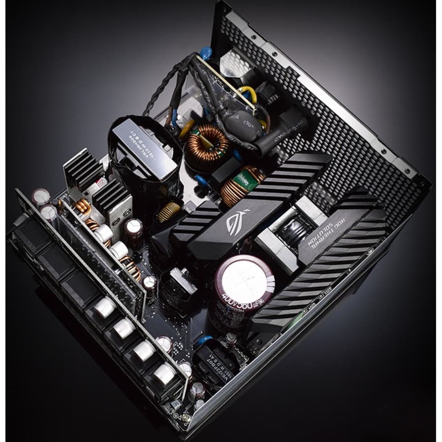 ASUS ROG Strix 850 W Gold internal PSU with ROG heatsinks and Axial-tech fan design