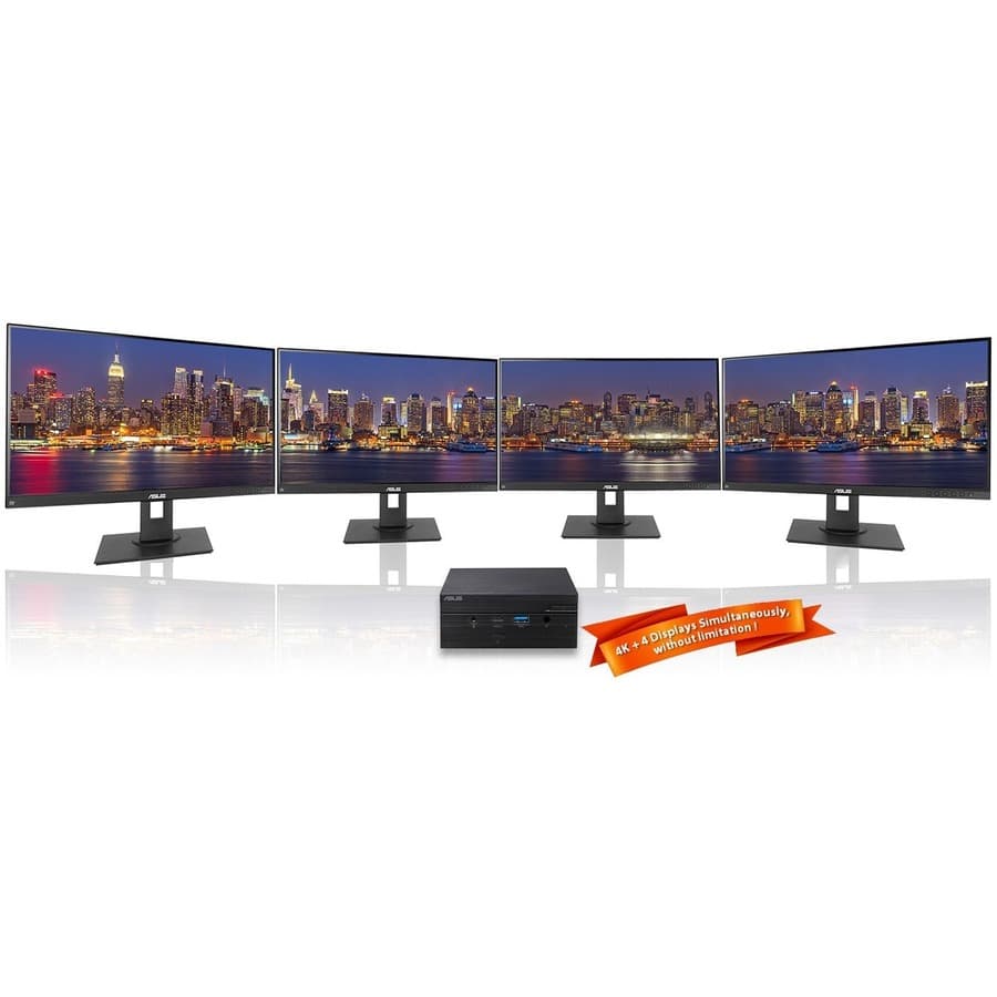 ASUS PN50-BBR065MD mini PC with AMD Ryzen 5 4500U and support for 64 GB DDR4 RAM