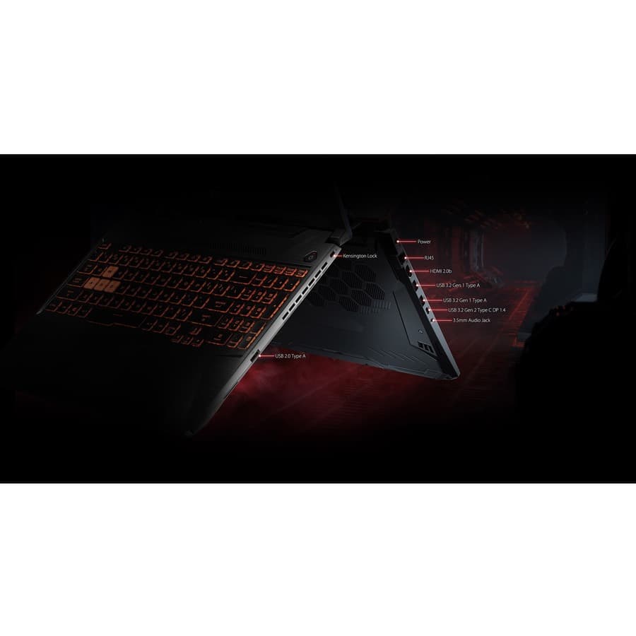 ASUS TUF506HE-DS74 laptop with Intel Core i7-11800H processor and 15.6-inch display