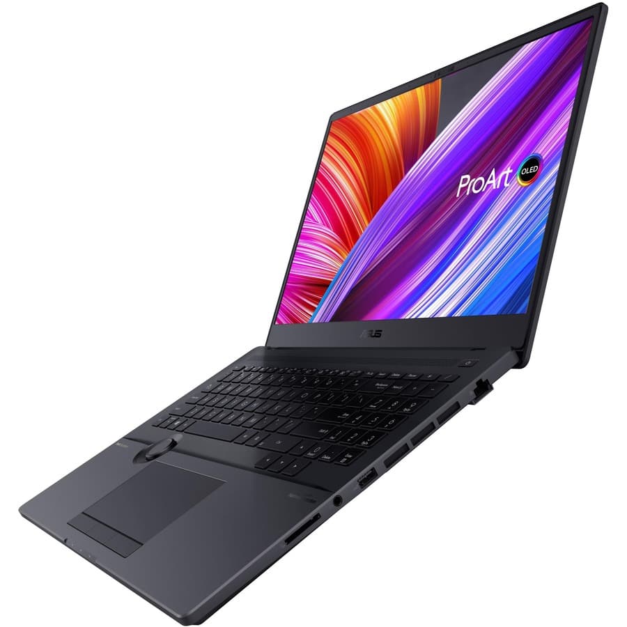 ASUS H7600HM-XB76 workstation laptop with 16.0 in OLED WQUXGA display and narrow-border design