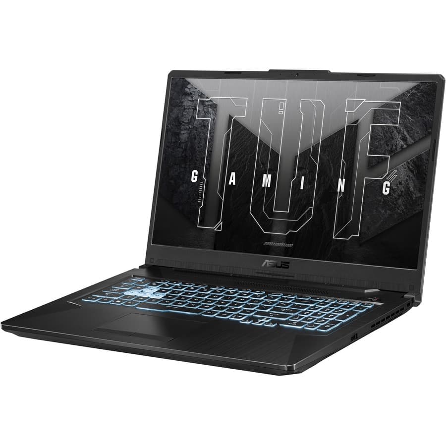 ASUS TUF Gaming 17.3 inch laptop with Core i5-11400H, 8 GB RAM, and 512 GB SSD