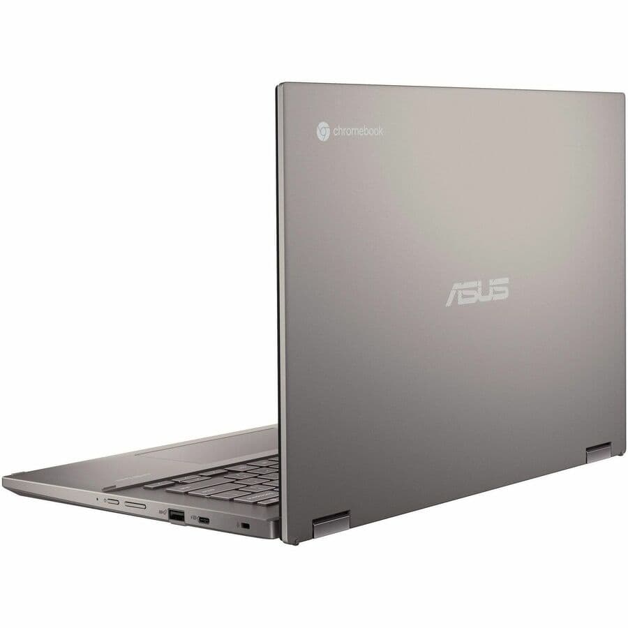 ASUS Chromebook Flip CX3401FBA-YZ388T-S grey convertible laptop with 14-inch WUXGA touchscreen