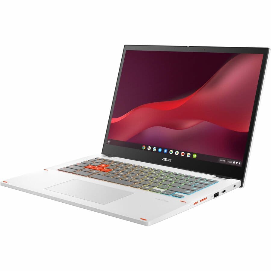 ASUS Chromebook Enterprise Flip 14-inch laptop with touch display, Intel Core i7-1255U, and Chrome Enterprise