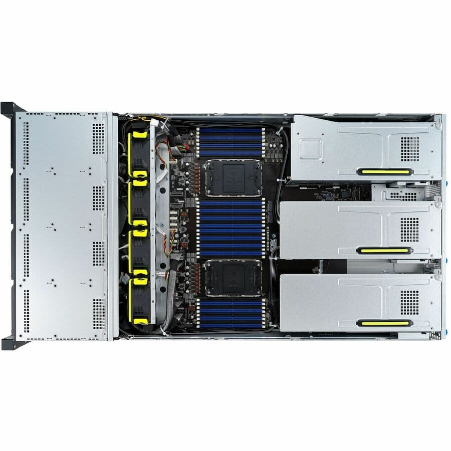 ASUS RS720-E11-RS12U-16W10G Layer 2 unmanaged Fast Ethernet switch with DIN rail and wall mount support