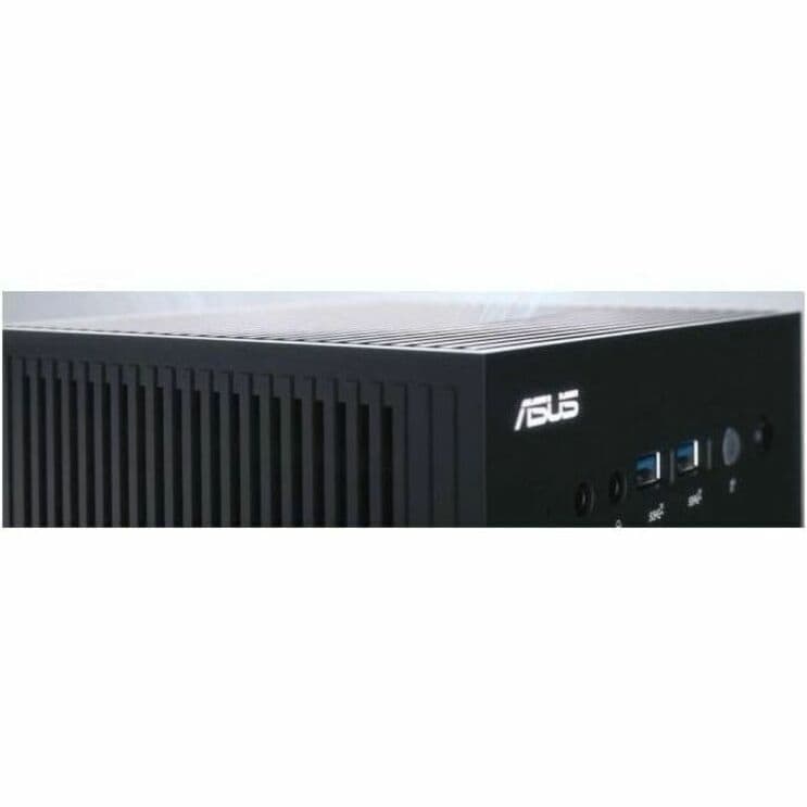 ASUS ExpertCenter PN42 fanless mini PC with Intel N100, 4 GB RAM, 128 GB SSD, WiFi 6, and VESA mount support