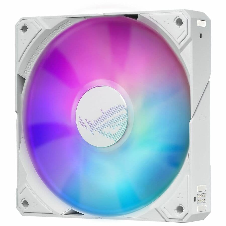 ASUS ROG Ryujin III 240 ARGB WH white 240 mm AIO liquid CPU cooler with ARGB lighting