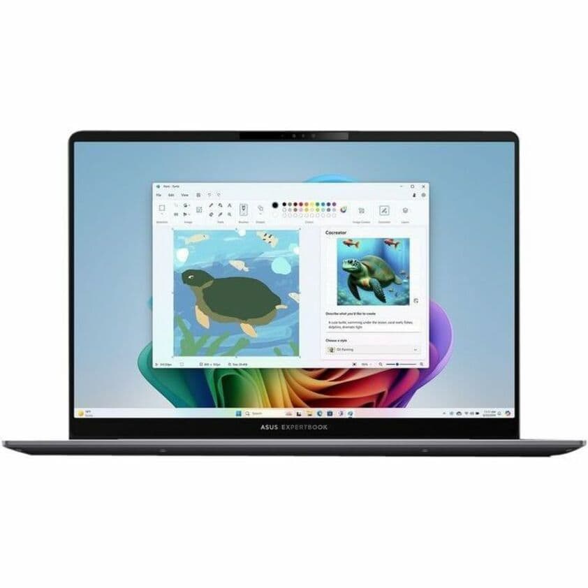 ASUS ExpertBook P5405CSA-XH76 grey business laptop with 14-inch WQXGA non-touch display