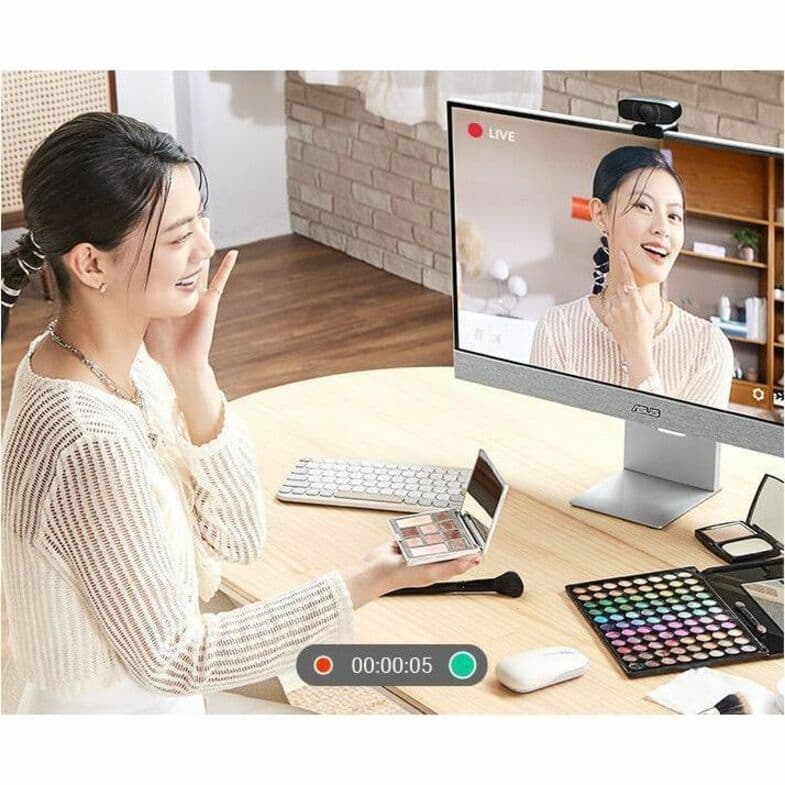 ASUS ZenScreen MS27UC 27-inch 4K smart monitor with USB-C 90W Power Delivery, Google TV, and Harman Kardon speakers