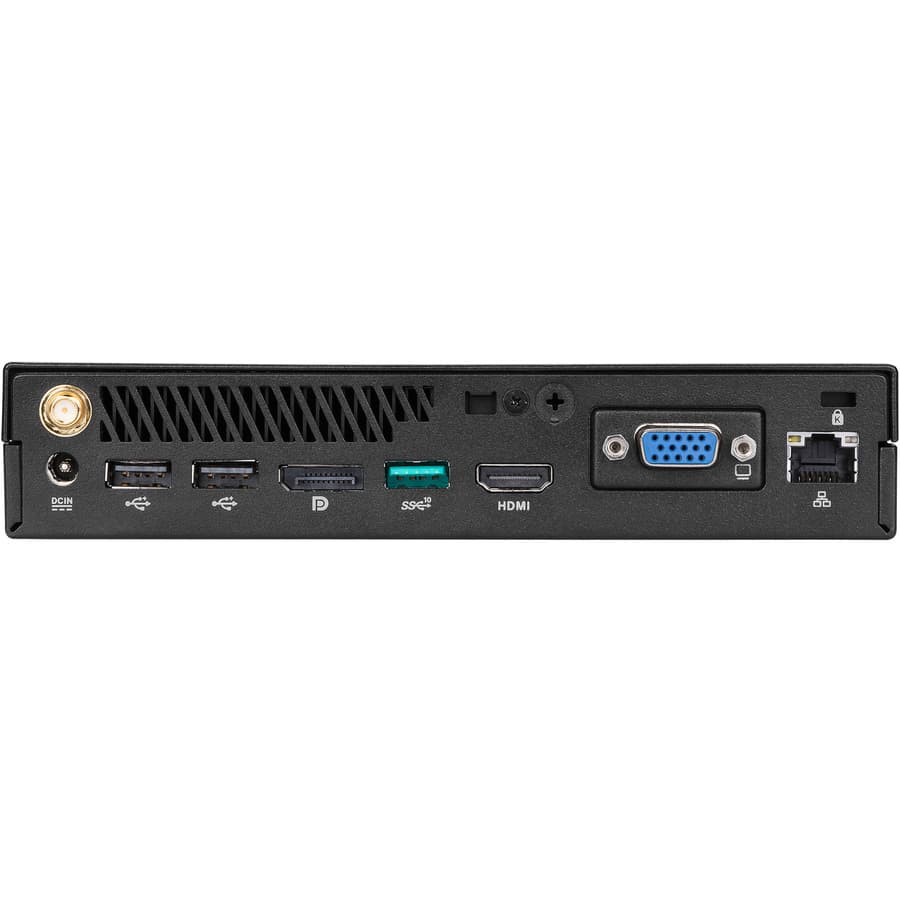 ASUS PB60-B3041ZC black mini PC with Intel Core i3-8100T, 4 GB DDR4, and Intel HD Graphics