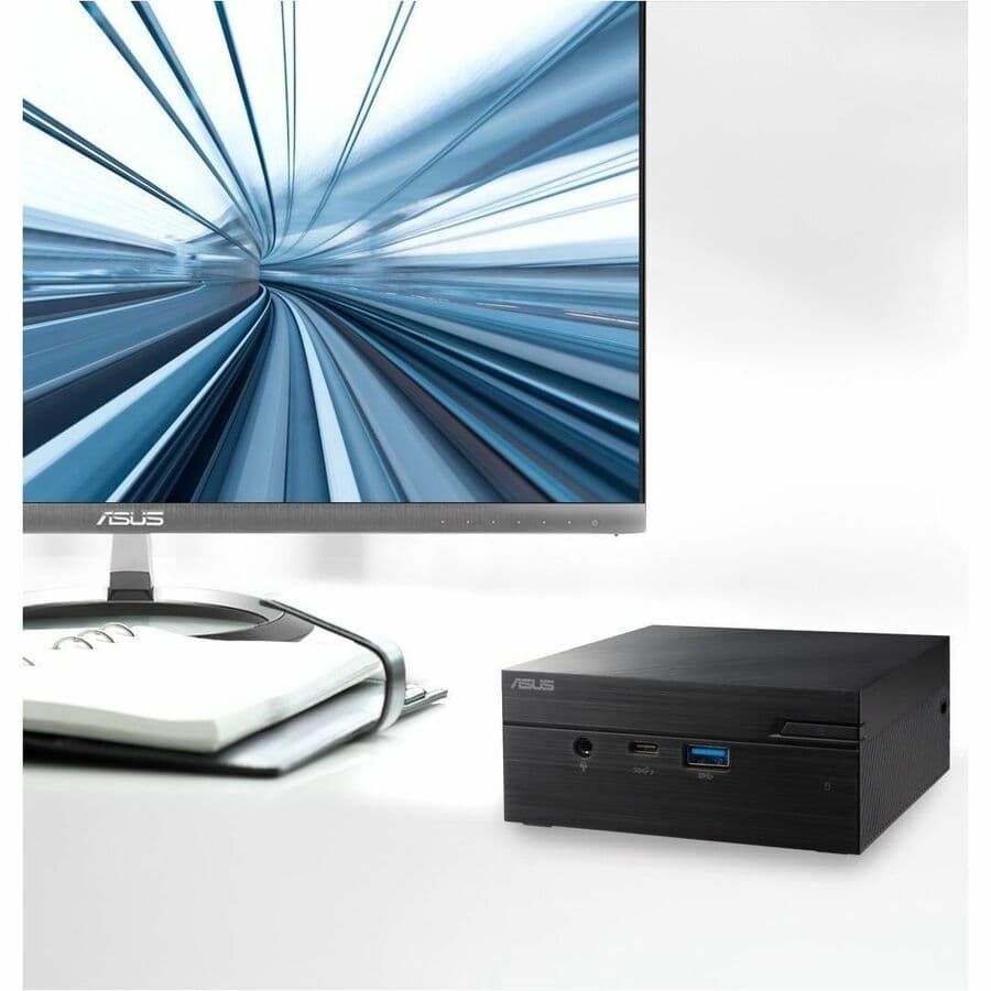ASUS PN61 barebones small-form-factor mini PC with Intel Core i5-8265U, 4K UHD graphics, HDMI, and USB-C