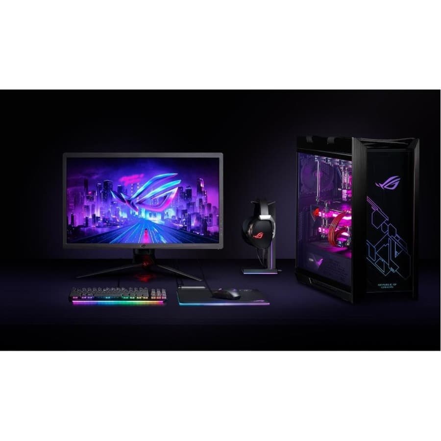 ASUS ROG Theta 7.1 USB-C wired gaming headset with over-ear cups and boom microphone