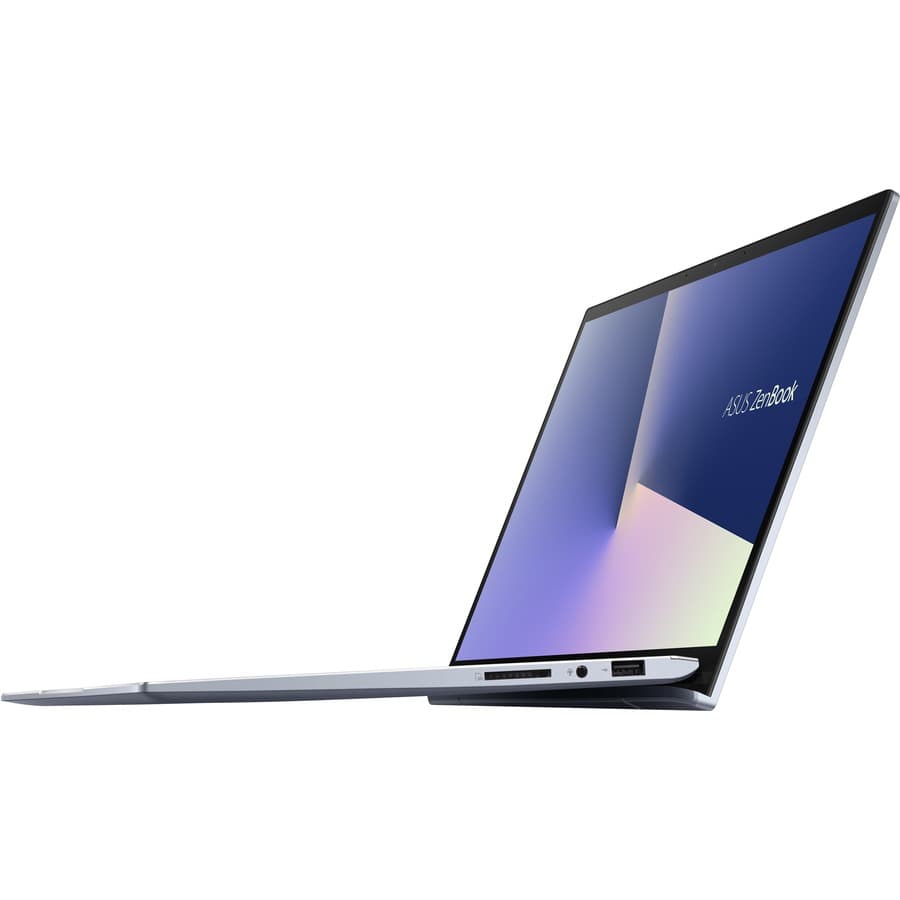 ASUS ZenBook 14 UX431FA-EH55 laptop with 14-inch Full HD IPS display and slim silver chassis