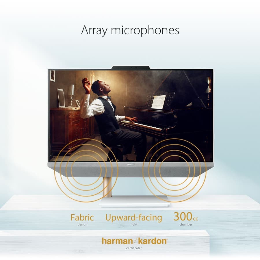 ASUS ZEN all-in-one desktop with AMD Ryzen 5 5500U for office productivity