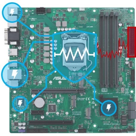 ASUS Pro A520M-C II/CSM Micro-ATX motherboard for AMD AM4 business desktops