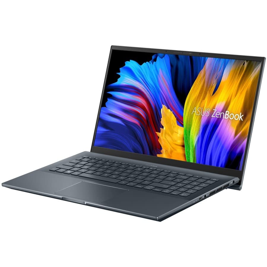 ASUS Zenbook Pro 15.6-inch laptop with Ryzen 7 5800H processor and premium OLED display