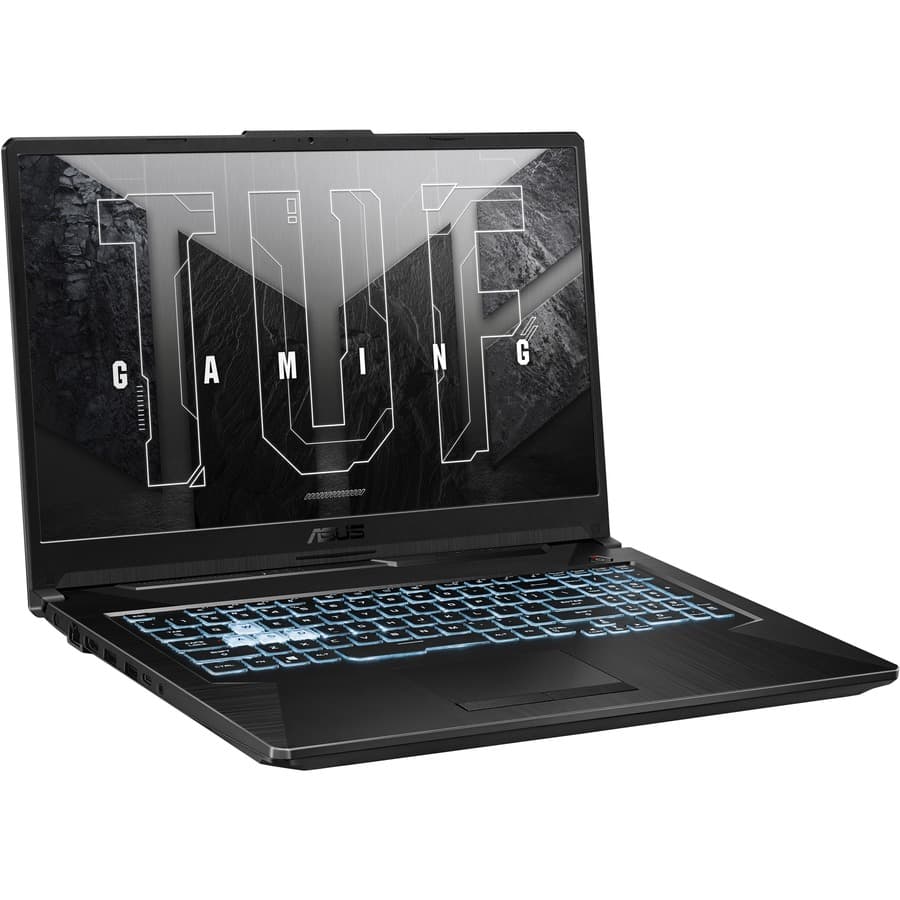 ASUS TUF Gaming 17.3 inch laptop with Core i5-11400H, 8 GB RAM, and 512 GB SSD