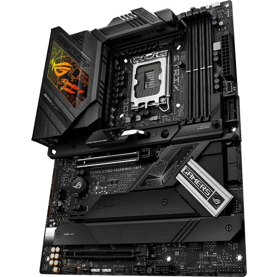 ASUS ROG STRIX Z790-H GAMING WIFI ATX motherboard for Intel builds with DDR5 and WiFi 6E