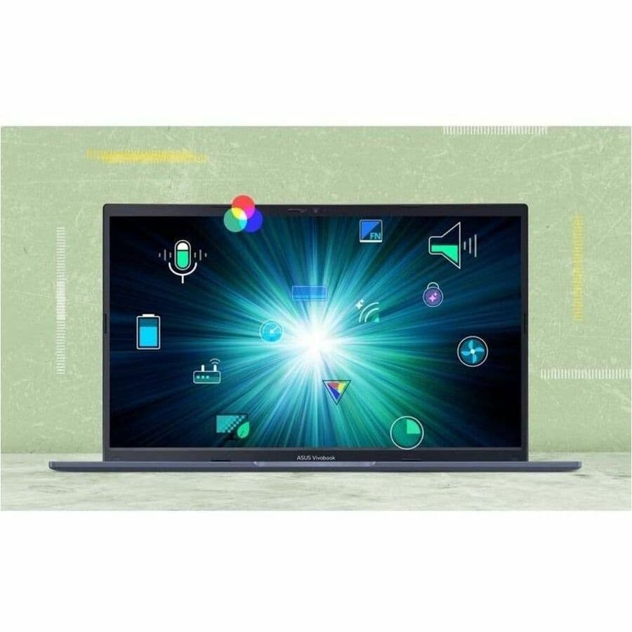 ASUS VivoBook M1502YA-RS51 silver laptop with 15.6-inch Full HD display