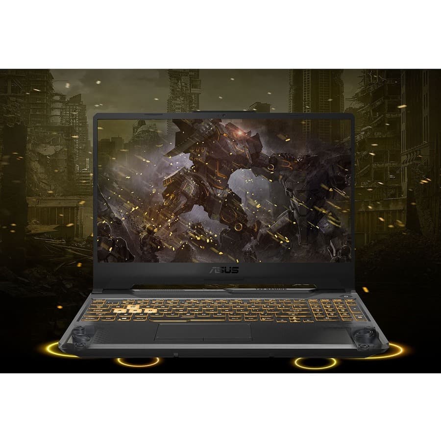 ASUS TUF Gaming FX707ZC-ES53 gray laptop with 17.3-inch Full HD display, Core i5-12500H, RTX 3050, and 16 GB RAM