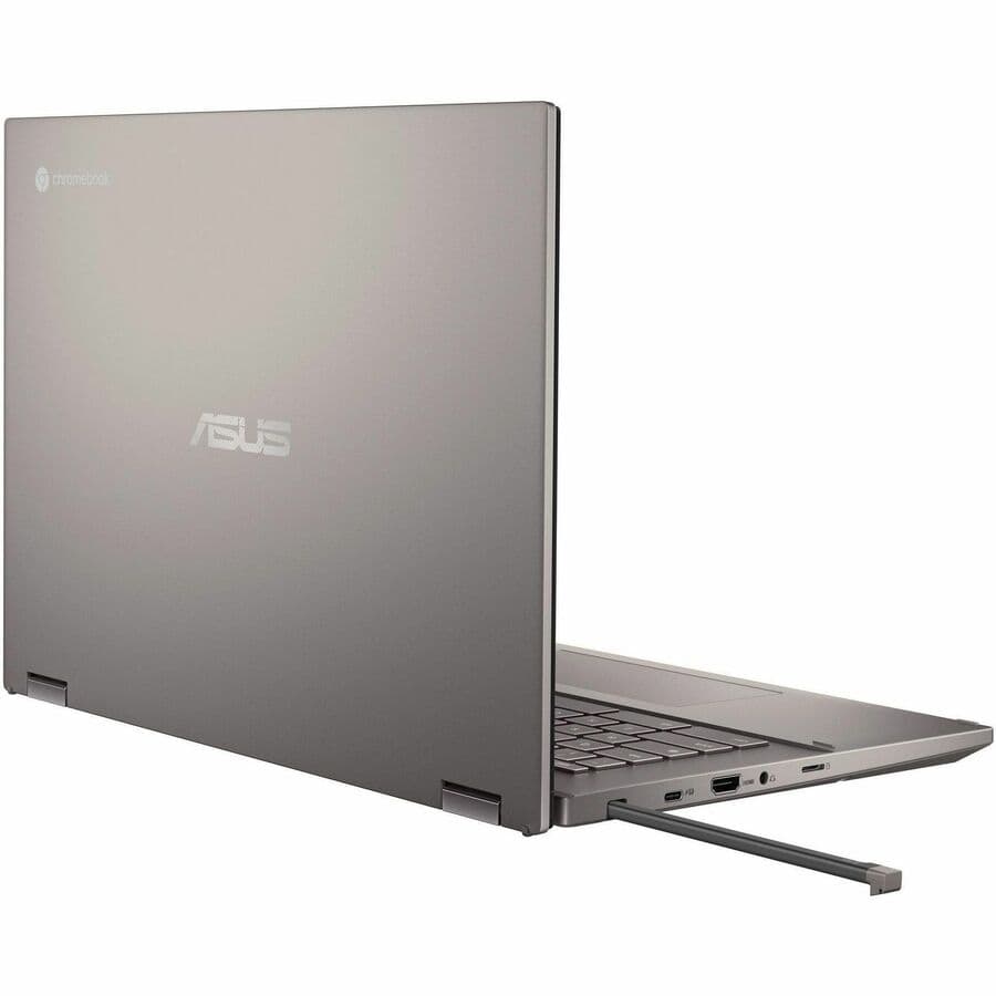 ASUS Chromebook Flip CX3401FBA-YZ388T-S grey convertible laptop with 14-inch WUXGA touchscreen