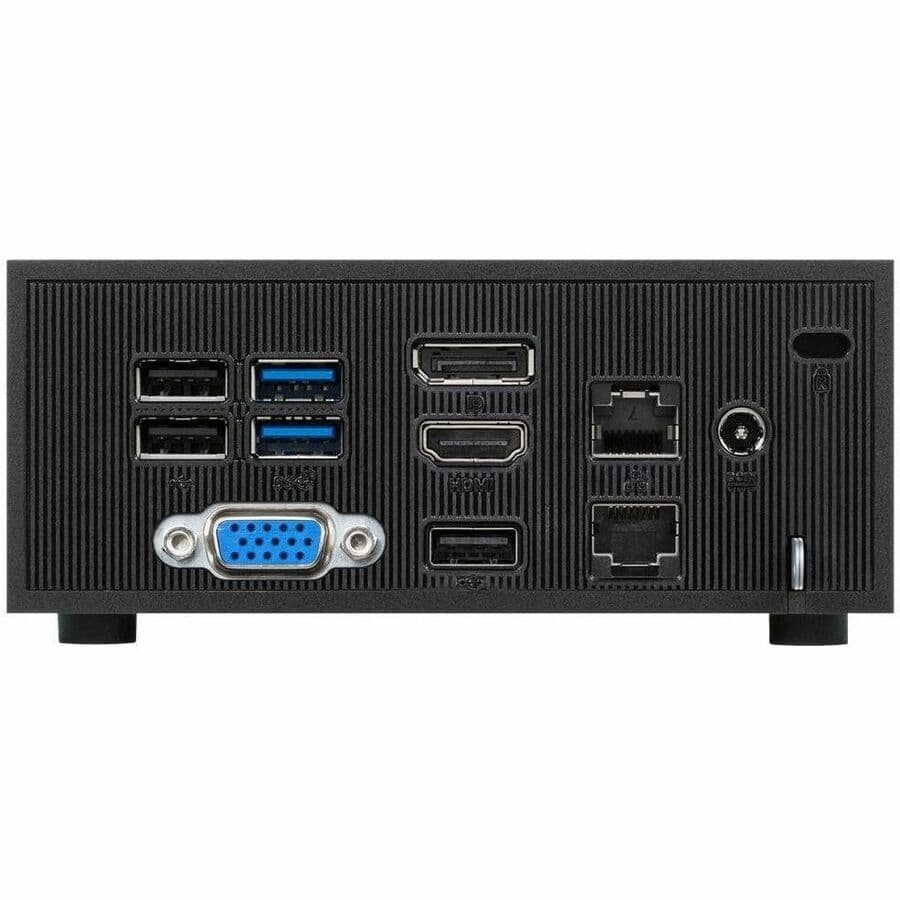 ASUS ExpertCenter PN42 fanless mini PC with Intel N100, dual LAN, and VESA mount support